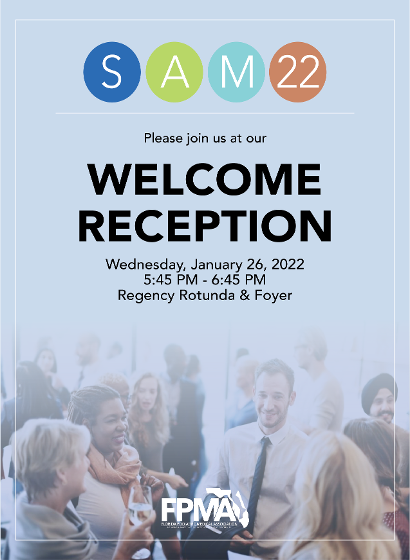 Welcome Reception graphic
