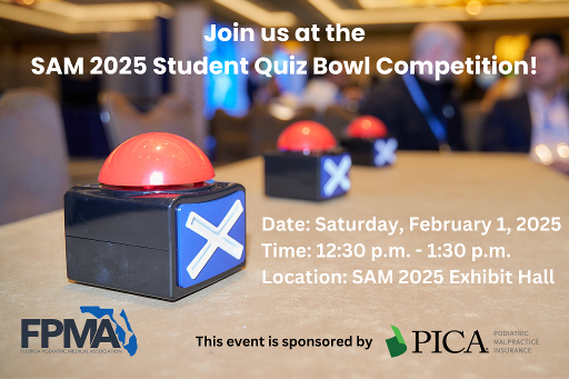 SAM 2025 Quiz Bowl graphic